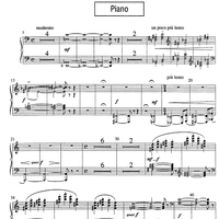 Sylvie et le paon - Piano