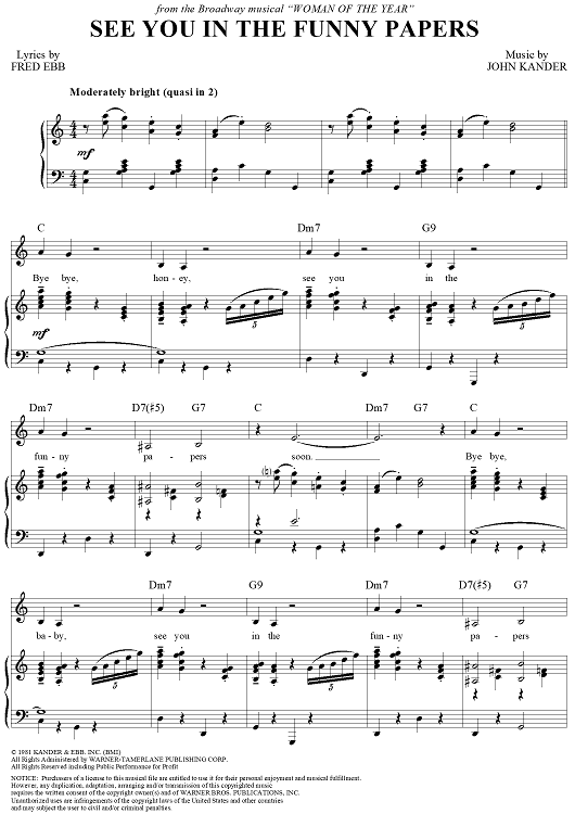 See You in the Funny Papers