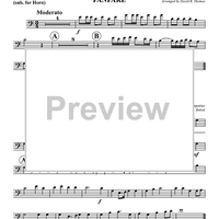 Ceremonial Music for Brass Quartet - Trombone (sub. for Horn)