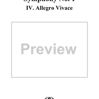 Symphony No. 1, Movement 4