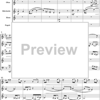 Kleine Kammermusik für fünf Bläser - Score