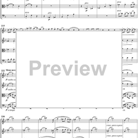 String Quartet No. 2 in D Major, Movement 2 - Score