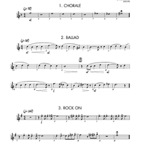 Warm-ups for Beginning Jazz Ensemble - Tenor Sax 1