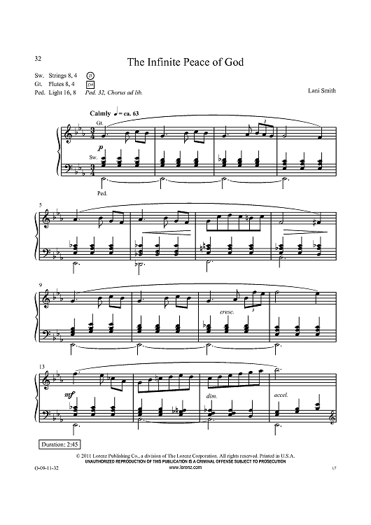 The Infinite Peace of God