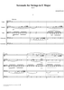 Serenade for Strings in E Major, Op. 22 , Mvmt. 1 - Score