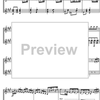 Sonata A Major - Score