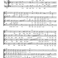 Fra più bei fiori from 20 Madrigali - Score