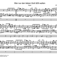 Wer nur den lieben Gott lasst walten BWV 647