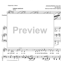 Auf dem Kirchhofe Op.105 No. 4