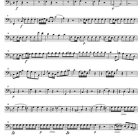 Divertimento No.10 F Major KV247 - Double Bass