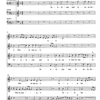 Patefactae sunt/Mortem enim cum qua - Score