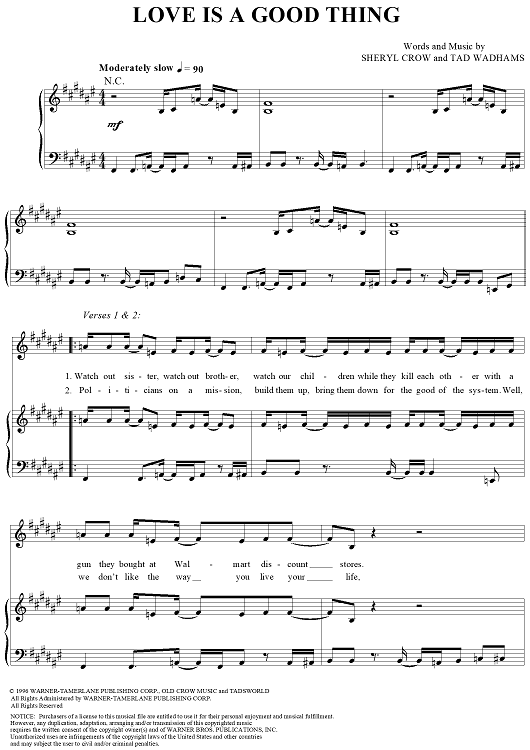 Love Is a Good Thing