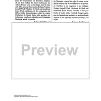 The Accomplished Clarinettist Vol. 2 - Preface