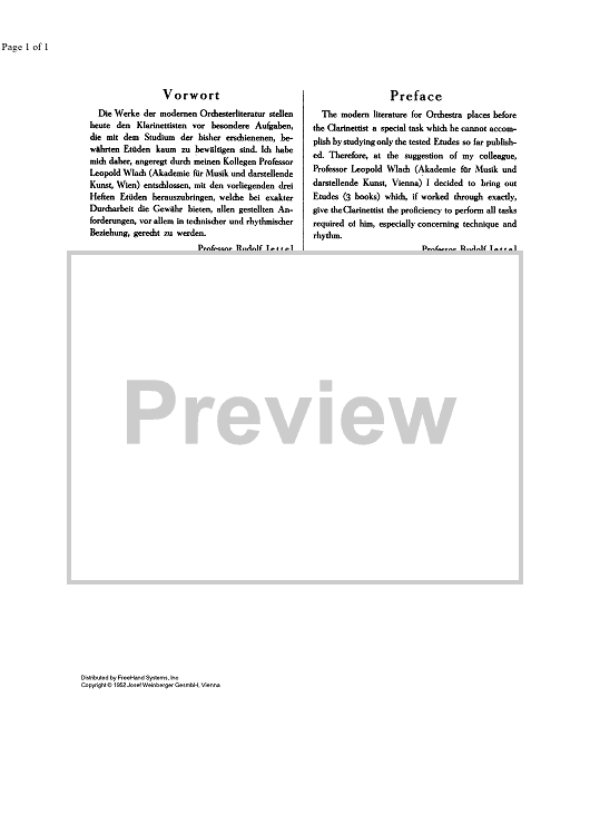 The Accomplished Clarinettist Vol. 2 - Preface