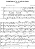 String Quartet No. 10, Movement 1 - Score