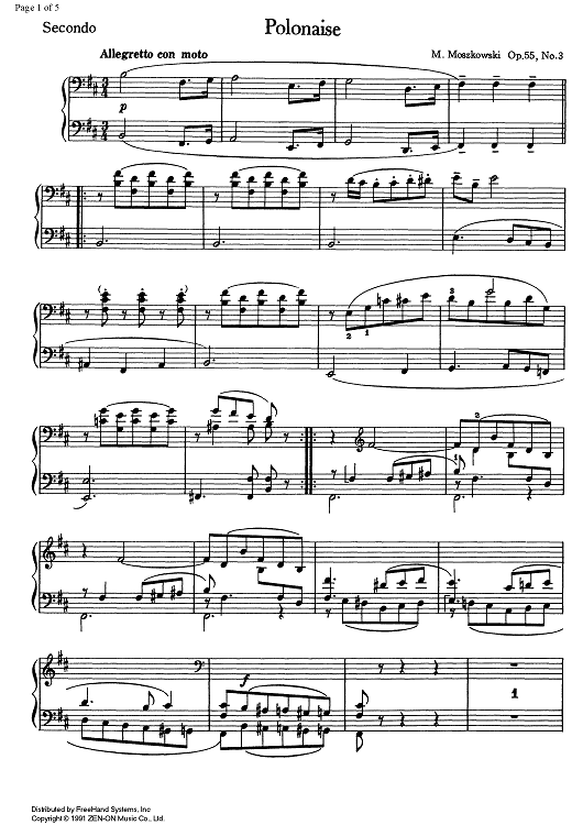 Polonaise Op.55 No. 3 - Piano 2