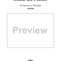 Affanni del pensier  (O Agonies of Thought)