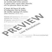 Ovunque il guardo io giro - Choral Score