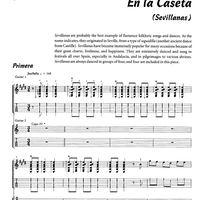 En la Caseta (Sevillanas) - Score