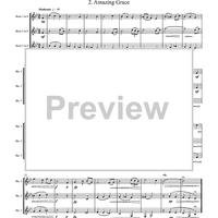 Four Favorite Hymns - Score