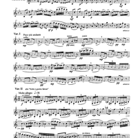 Là, ricordando Beethoven, ci darem la mano - Clarinet in A