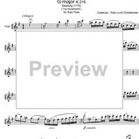 Cadenzas Concertos KV313, 314 and 299