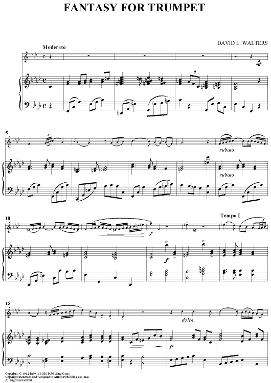 Fantasy For Trumpet