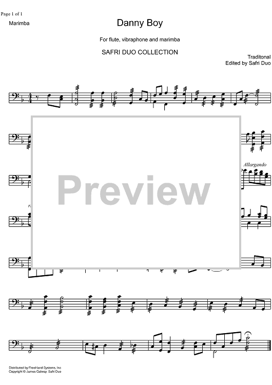 Danny Boy - Marimba