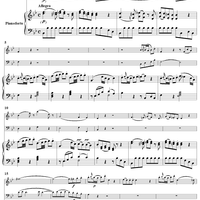 Piano Trio No. 3 in B-flat Major K502 - Piano Score