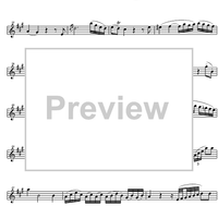 Sonata No. 7 A Major KV12 - Flute