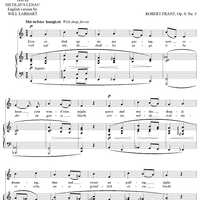 Request (Bitte) Op. 9, No. 3