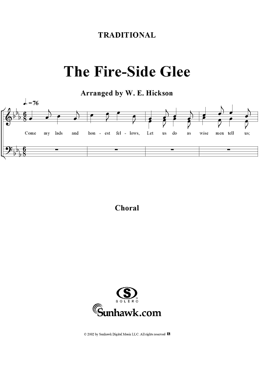 Fire-Side Glee, The