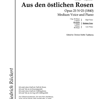 Aus den östlichen Rosen Op.25 No.25