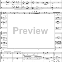 String Quartet in F Major, Movement 4 - Score