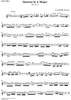 Quartet in A major - Flute 1/Violin 1