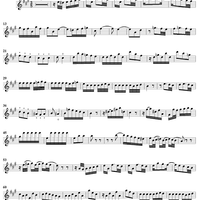 Quartet in A major - Flute 1/Violin 1