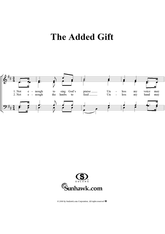 The Added Gift