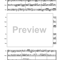 Fugue in C Minor, BWV 847 - Score
