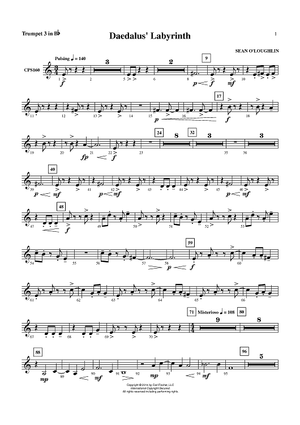 Daedalus' Labyrinth - Trumpet 3 in Bb