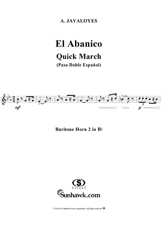 El Abanico - Baritone Horn 2