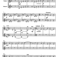Ciaccona concertante - Violins 1 & 2