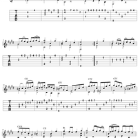 Gavotte in E - Guitar Tab