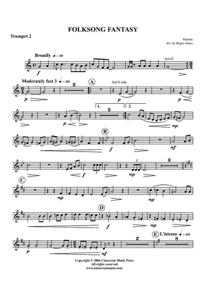 Folksong Fantasy - Trumpet 2