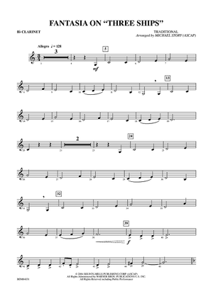 Fantasia on "Three Ships" - Clarinet in B-flat
