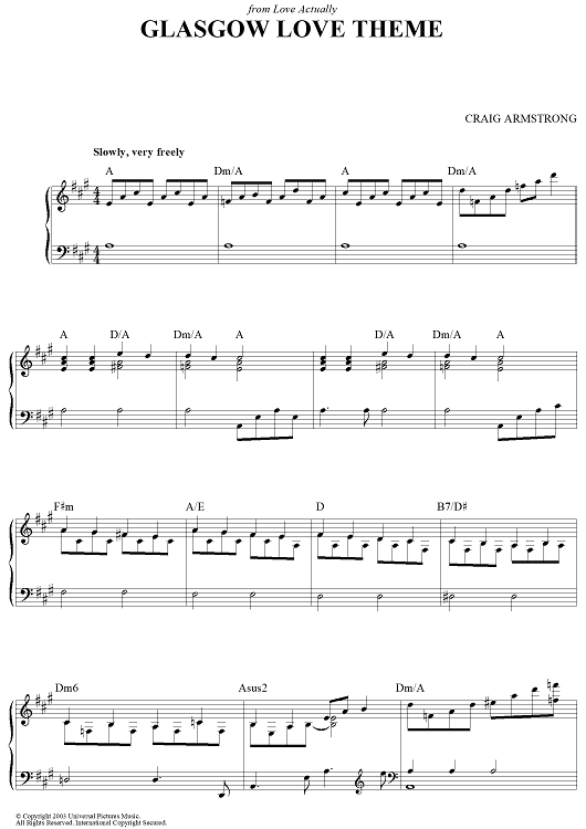 Glasgow Love Theme