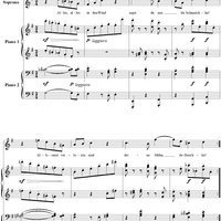 Neue Liebeslieder Waltzes, Op.65, No.11 in G major, Alles, Alles in den Wind, choral S, piano duet