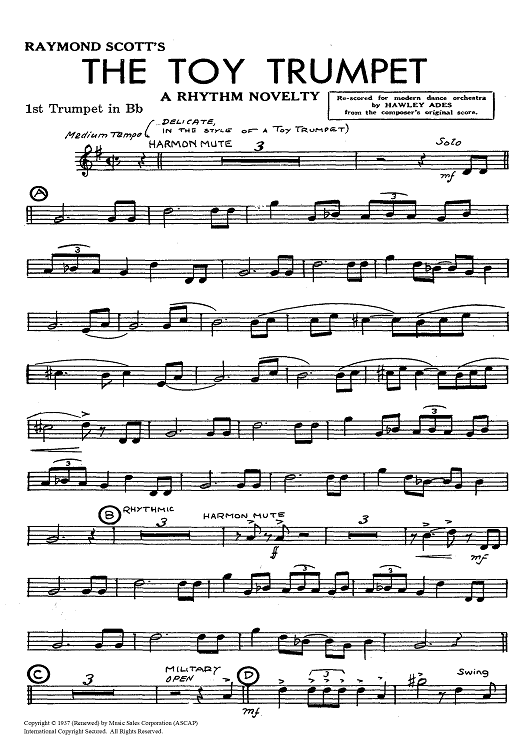 The Toy Trumpet - Trumpet 1