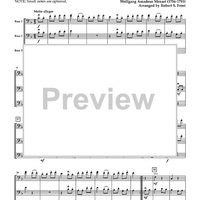 Trios for Double Bass - Volume 1 - Score