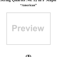 String Quartet No. 12 in F Major, Op. 96 - Violin 2