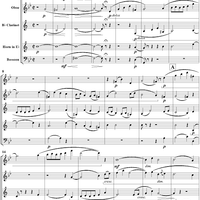 Suite for Woodwind Quintet, No. 1: Canon - Score